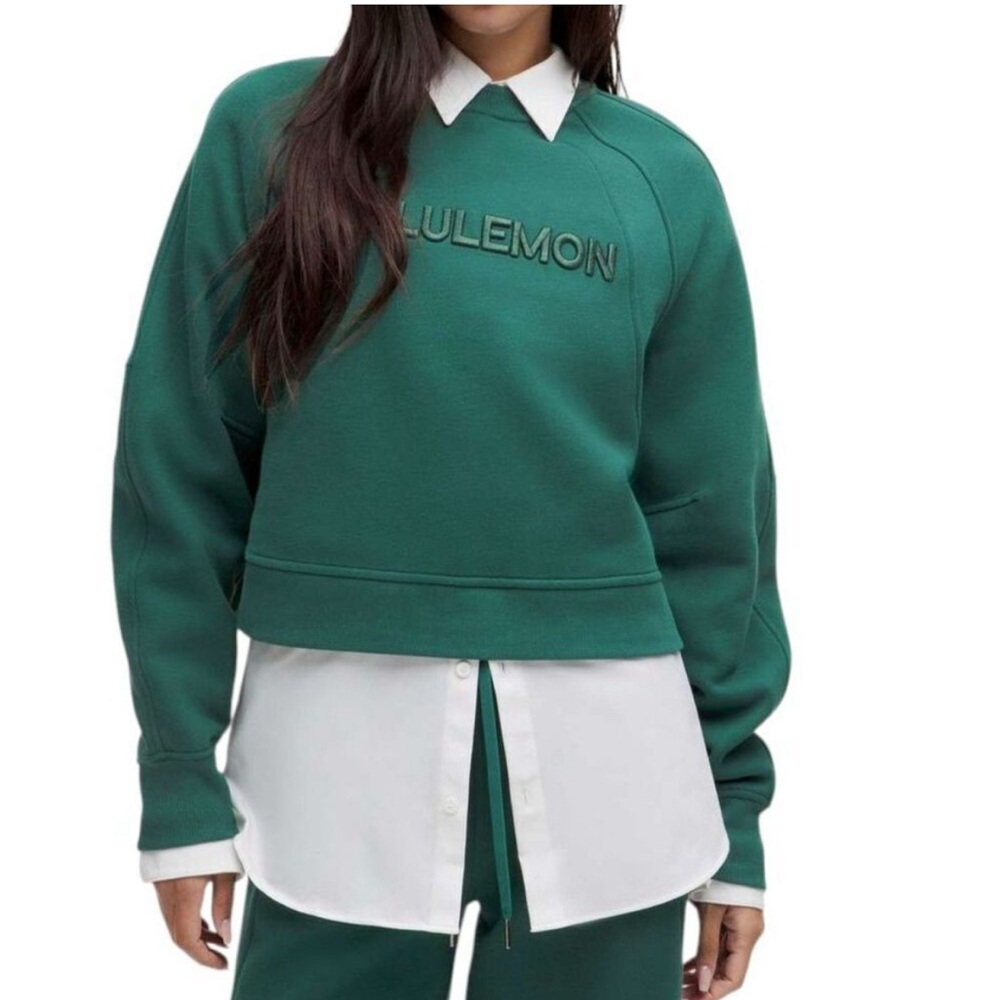 Lululemon Scuba Oversized Pullover Wordmark ML